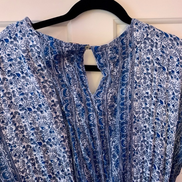 Free People Arizona blue floral romper (M) - Picture 4 of 8